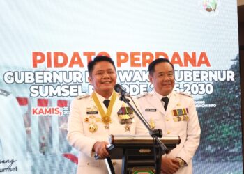 Resmi Dilantik, Gubernur HD-Cik Ujang Sampaikan Pidato Perdana Penuh Harapan