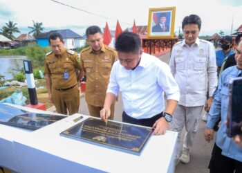 Gubernur HD Resmikan Tiga Jembatan di Kabupaten Ogan Ilir